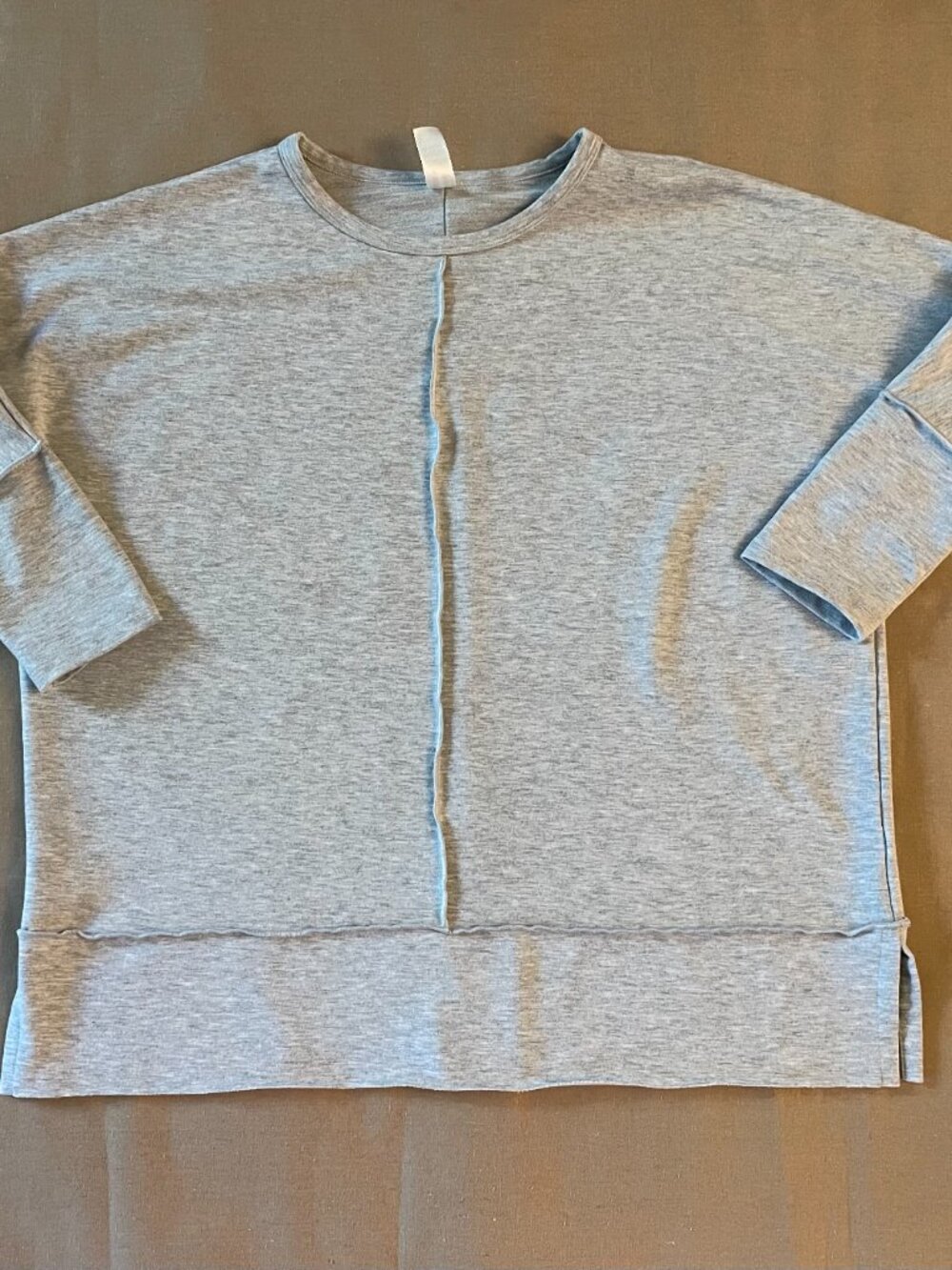 SPANX Perfect Length Dolman Sweatshirt Top Sz S 3/4 Sleeve Athleisure Lounge Gym - Picture 4 of 12